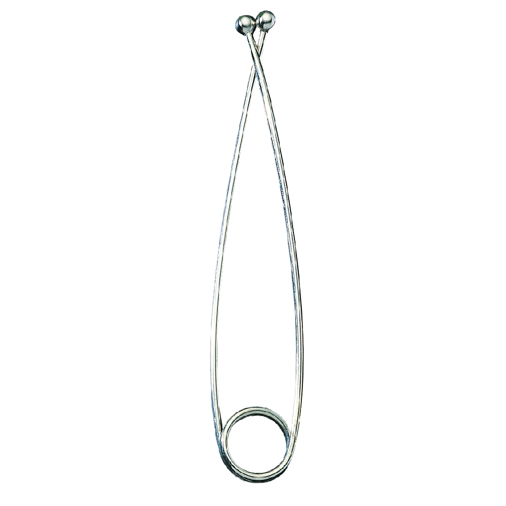 Schon-Rachensperrer mit 2 Kugeln, 18cm