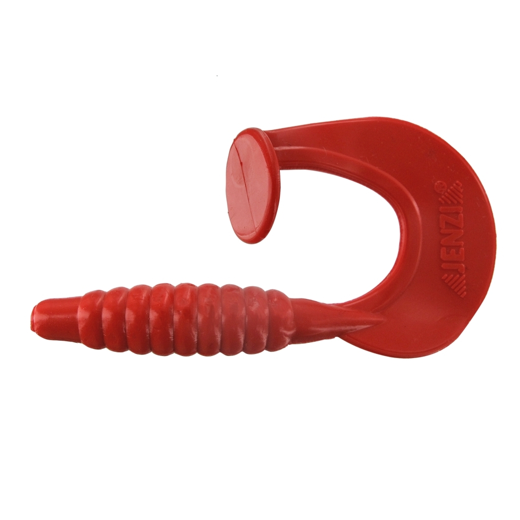 Gummifisch Button Tail Twister Farbe F 8,5 cm