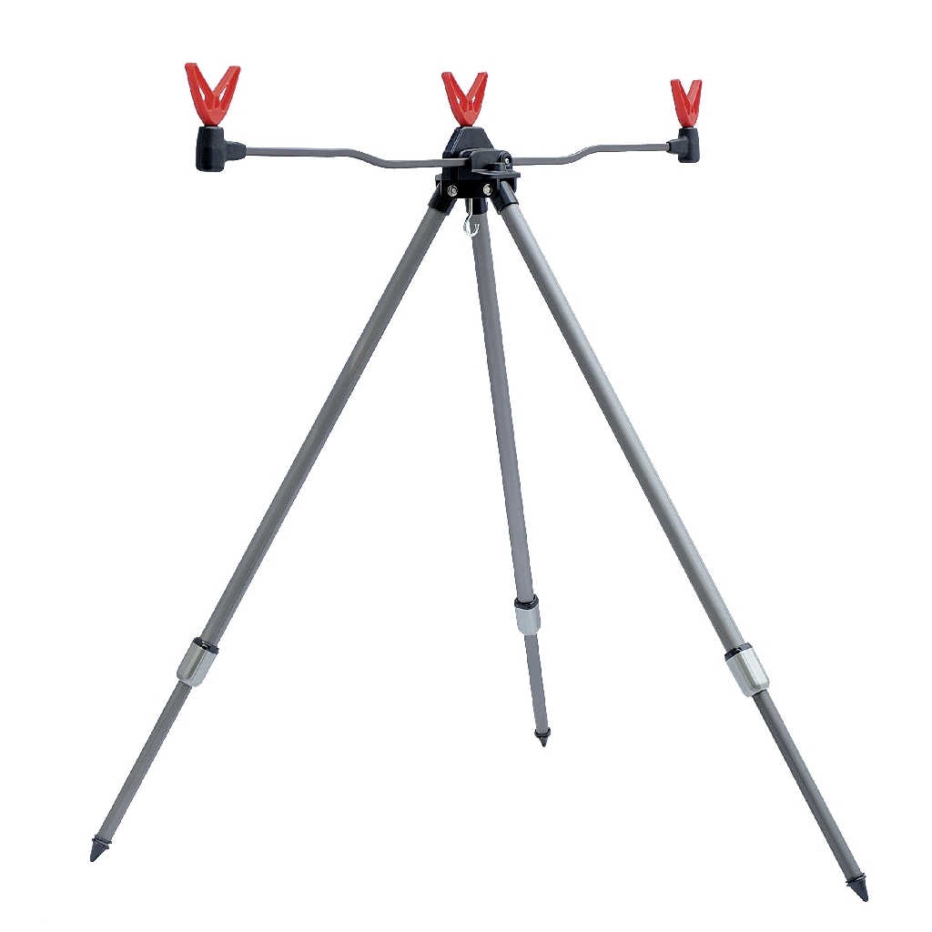 Tripod mit 3 Rutenauflagen komplett