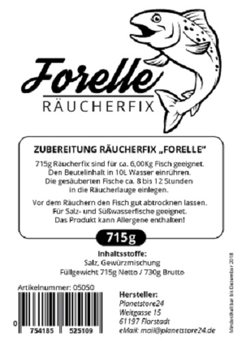 Räucherfix "Forelle" Räucherlauge
